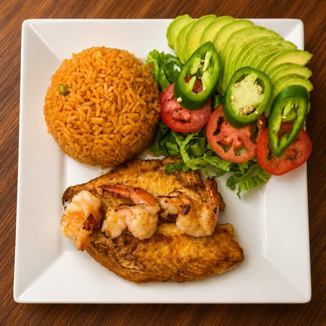 Tilapia & Shrimp.