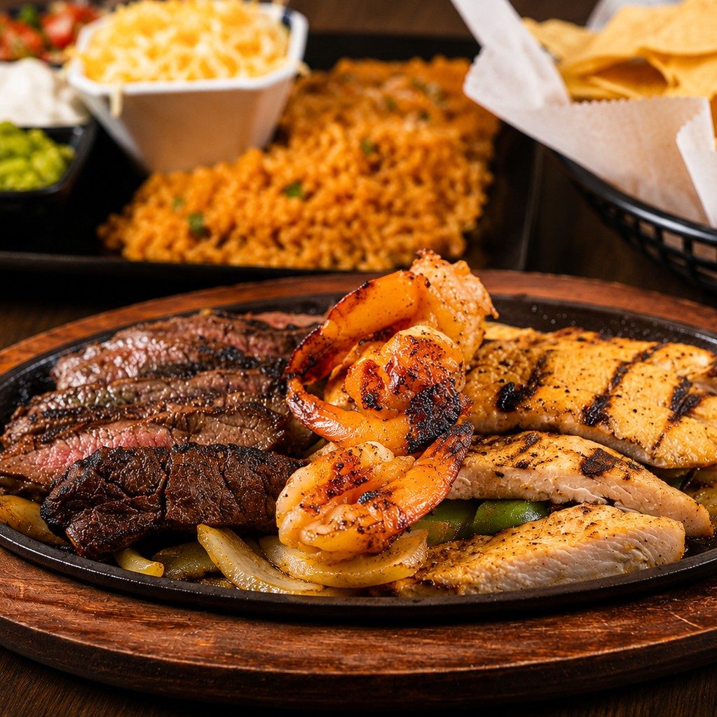Fajita Trio.