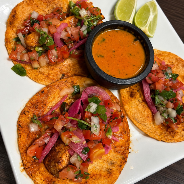Mexi Paneer Fried Taco.